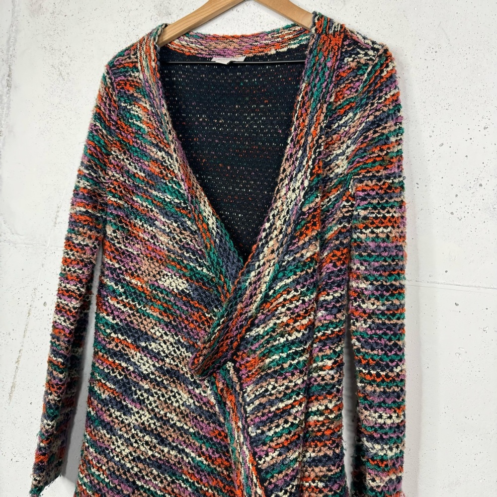 Boston Proper Asymmetrical Multi Color Tweed Card… - image 3